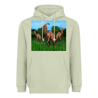 Matcha parasaurolophus Heavyweight Hoodie - Artiststas