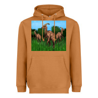 Meerkat parasaurolophus Heavyweight Hoodie - Artiststas
