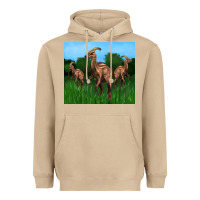 Mushroom parasaurolophus Heavyweight Hoodie - Artiststas