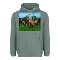 Sage parasaurolophus Heavyweight Hoodie - Artiststas