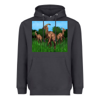 Smoke parasaurolophus Heavyweight Hoodie - Artiststas
