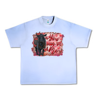 Grape Ice you moo ve  me black angus Urban Heavy Tee - RanaPortraitStore