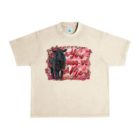Sandshell you moo ve  me black angus Urban Heavy Tee - RanaPortraitStore