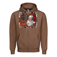 Chestnut merry Christmas Zipper Hoodie - CowhideDigitalArt