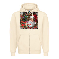 Sandshell merry Christmas Zipper Hoodie - CowhideDigitalArt