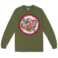 Army Green nurse coaster Long Sleeve Tee - CowGirlArtShop