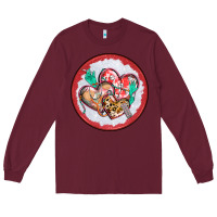 Burgundy nurse coaster Long Sleeve Tee - CowGirlArtShop