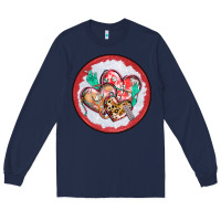 Navy nurse coaster Long Sleeve Tee - CowGirlArtShop