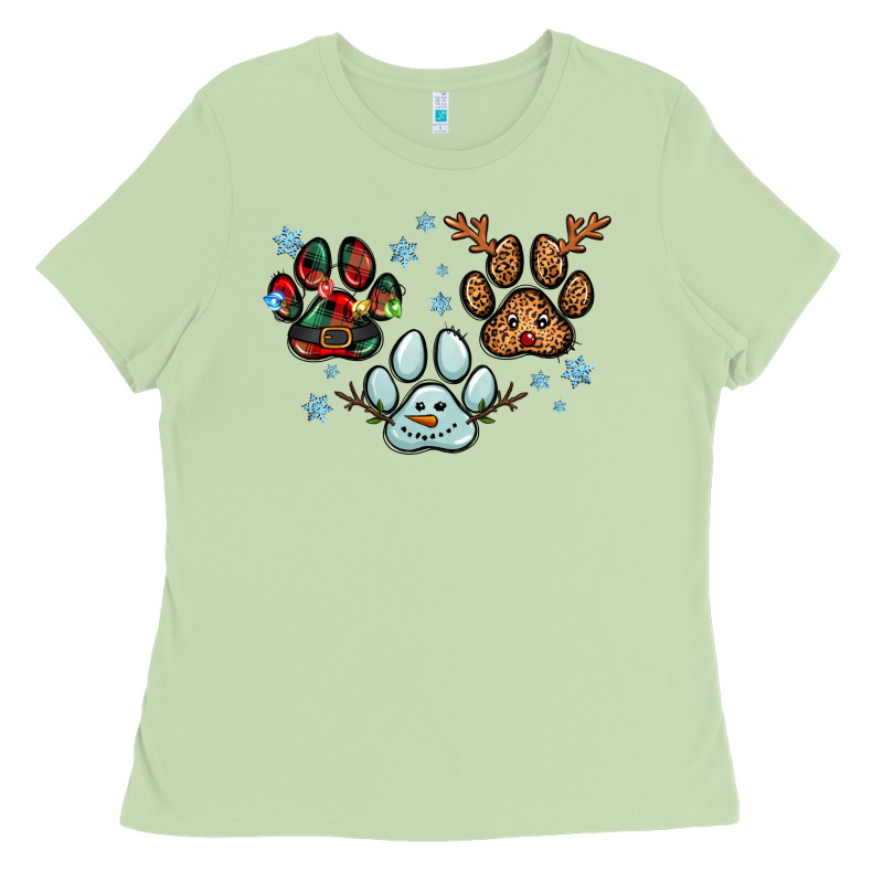 Christmas Paws Ladies Tee by RanaPortraitStore | Teevron