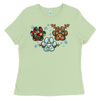 Matcha Christmas paws Ladies Tee - RanaPortraitStore