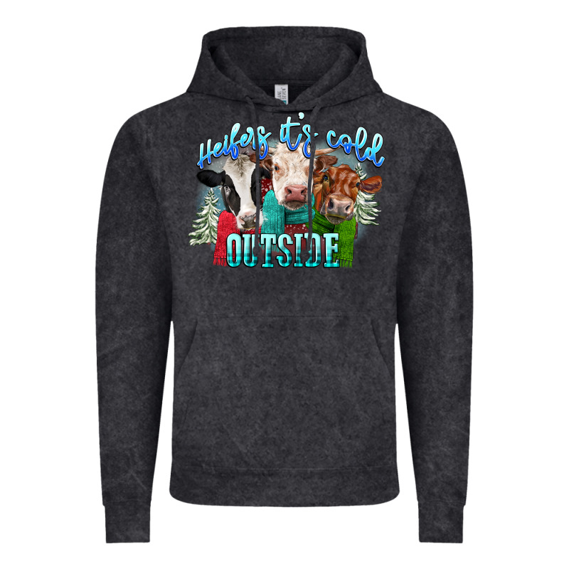 Heifers Its Cold Outside Vintage Hoodie by CowGirlArtShop | Teevron