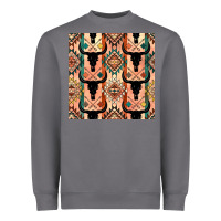 Storm native american aztec seamless pattern 4 Heavyweight Sweatshirt - BundleAndBundleShop