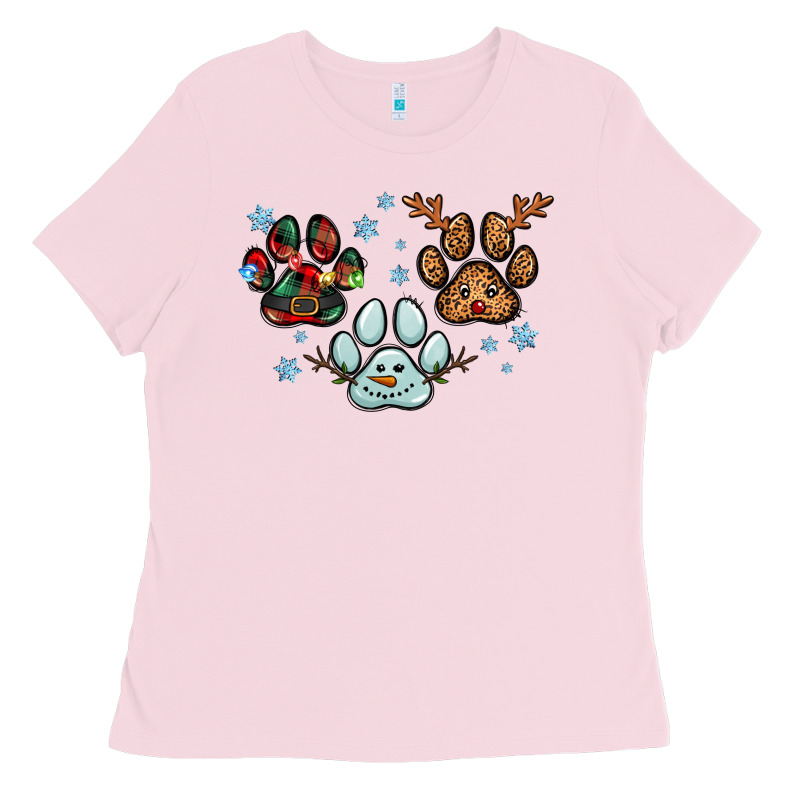 Christmas Paws Ladies Tee by RanaPortraitStore | Teevron