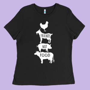 Friend Not Food Ladies Tee Designed By Bettercallsaul