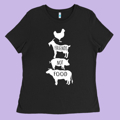 Friend Not Food Ladies Tee Designed By Bettercallsaul