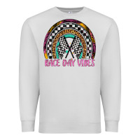 Dove Grey race day vibes rainbow Premium Sweatshirt - Artiststas