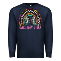 Navy race day vibes rainbow Premium Sweatshirt - Artiststas