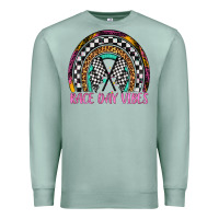 Seafoam race day vibes rainbow Premium Sweatshirt - Artiststas