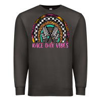 Smoke race day vibes rainbow Premium Sweatshirt - Artiststas