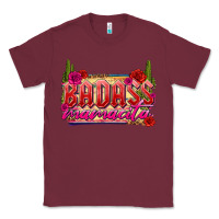 Burgundy Badass Mamacita Classic Tee - texasbilliewilder