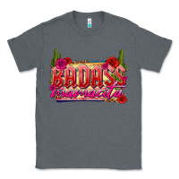 Charcoal Heather Badass Mamacita Classic Tee - texasbilliewilder