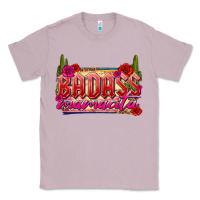Lilac Badass Mamacita Classic Tee - texasbilliewilder