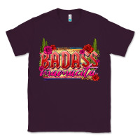 Plum Badass Mamacita Classic Tee - texasbilliewilder