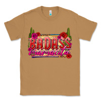 Toasted Coconut Badass Mamacita Classic Tee - texasbilliewilder