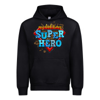 Black my dad is my super hero Urban Hoodie - AdoDesignShop