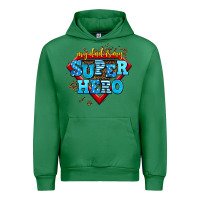 Emerald my dad is my super hero Urban Hoodie - AdoDesignShop