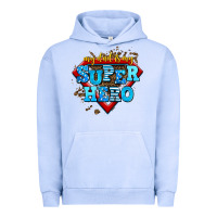 Pigment Grape Ice my dad is my super hero Urban Hoodie - AdoDesignShop