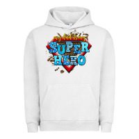Pigment Lunar Rock my dad is my super hero Urban Hoodie - AdoDesignShop