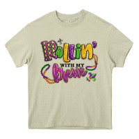 Mossy rollin' with my krewe mardi gras Heavy Core Tee - LillyAllenDesigns