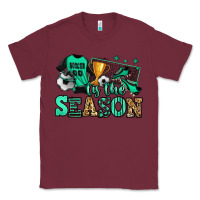 Burgundy tis the season soccer Classic Tee - Jasminsmagicworld