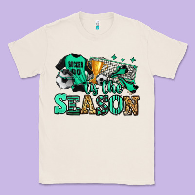 Tis The Season Soccer Classic Tee Designed By Jasminsmagicworld