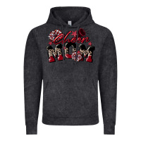 Vintage Black cheer mom  maroon Vintage Hoodie - CowGirlArtShop