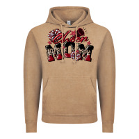 Vintage Coffee cheer mom  maroon Vintage Hoodie - CowGirlArtShop