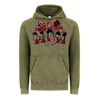Vintage Olive cheer mom  maroon Vintage Hoodie - CowGirlArtShop