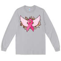 Moon Dust Cancer ribbon angel wings Cancer Awareness Long Sleeve Tee - HowdyJamesFarm