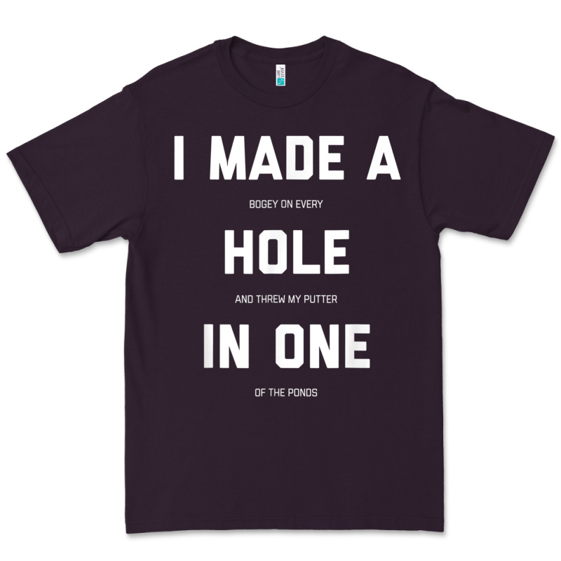 Funny Golf Shirts For Men Women Hole In One Golf Gag Gifts Premium Tee by minhPixels | Teevron