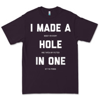 Plum Funny Golf Shirts For Men Women Hole In One Golf Gag Gifts Premium Tee - minhPixels
