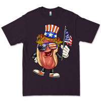 Plum 4th of july hot dog Premium Tee - BarkalooDesign