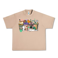 Burro Cat coffee cups Urban Heavy Tee - HowdyJamesFarm