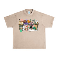 French Oak Cat coffee cups Urban Heavy Tee - HowdyJamesFarm
