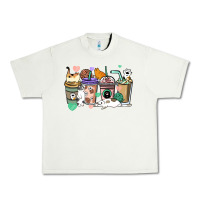 Pistachio Cat coffee cups Urban Heavy Tee - HowdyJamesFarm