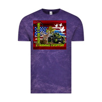 Cloud Purple hunting fishing & farming everyday Vintage Tee - TumblerDesignByShophia
