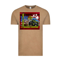 Vintage Coffee hunting fishing & farming everyday Vintage Tee - TumblerDesignByShophia