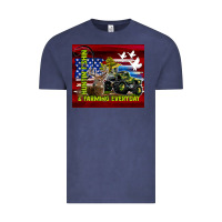 Vintage Denim hunting fishing & farming everyday Vintage Tee - TumblerDesignByShophia