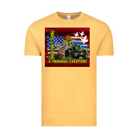 Vintage Mustard hunting fishing & farming everyday Vintage Tee - TumblerDesignByShophia
