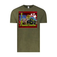 Vintage Olive hunting fishing & farming everyday Vintage Tee - TumblerDesignByShophia
